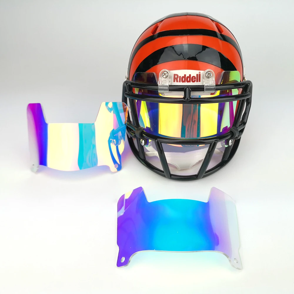 Football visors best sale clear rainbow