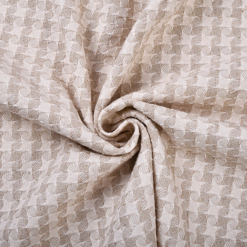 product wholesale woven linen cotton viscose mix blend yarn dyed fabric for blouse skirts suit cloth-6