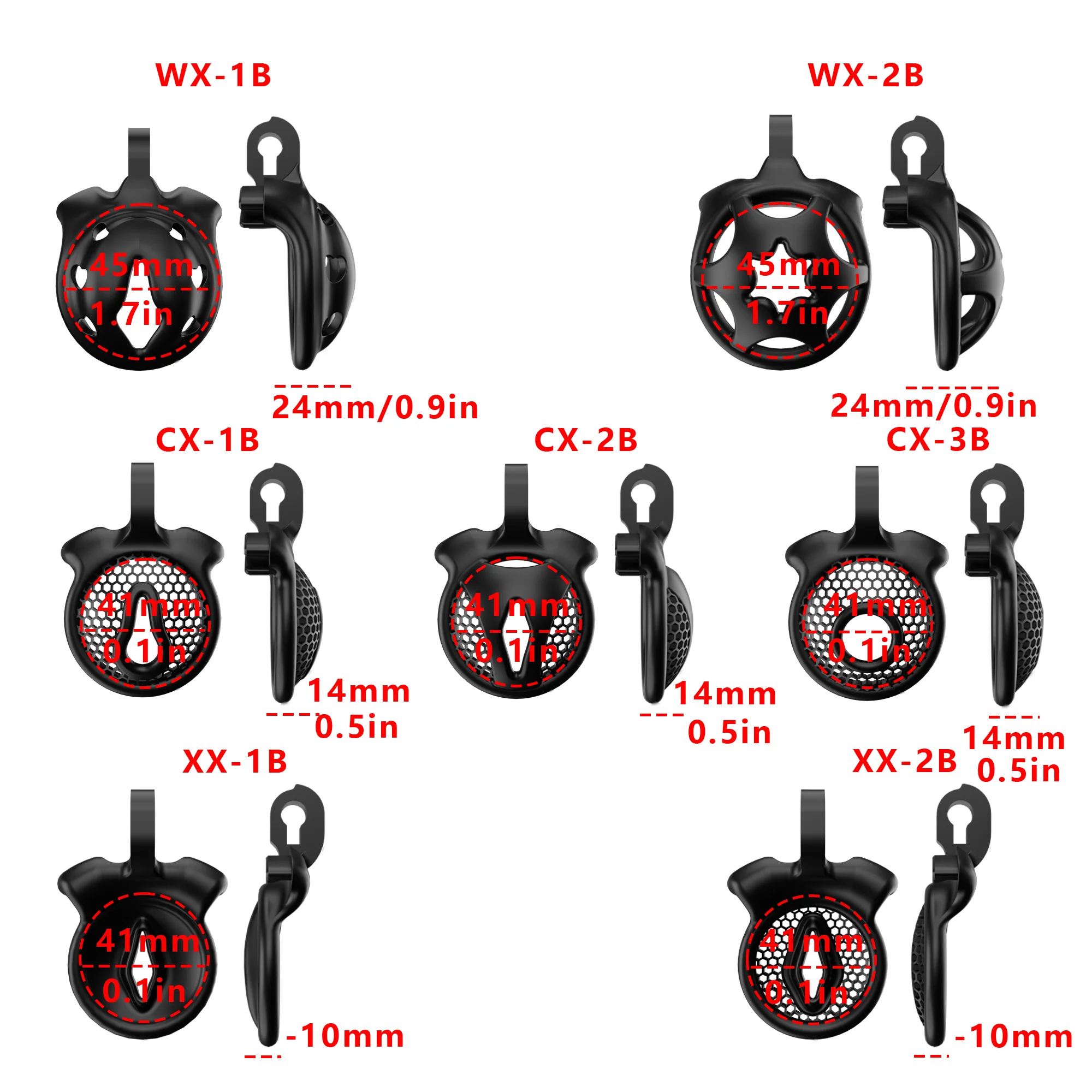 Wearable Mini Cute Small Short Male Chastity Belt Wearable Plastic Chastity Cage Penis Lock Sex Games Toys for Men