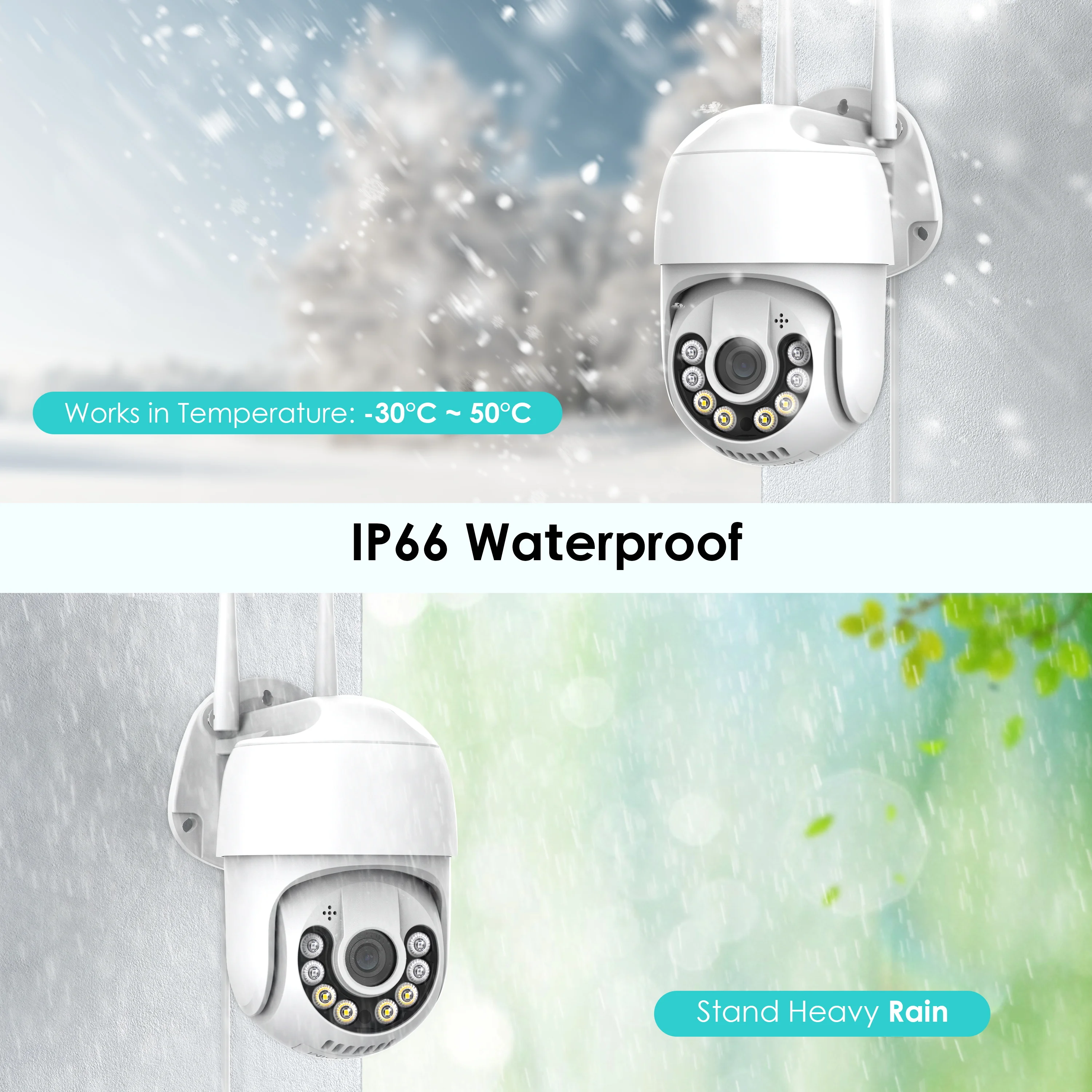 BESDER Wireless Security Camera Outdoor Wifi IP 2MP Night Vision Waterproof Smart Motion Tracking Mini Camera CCTV