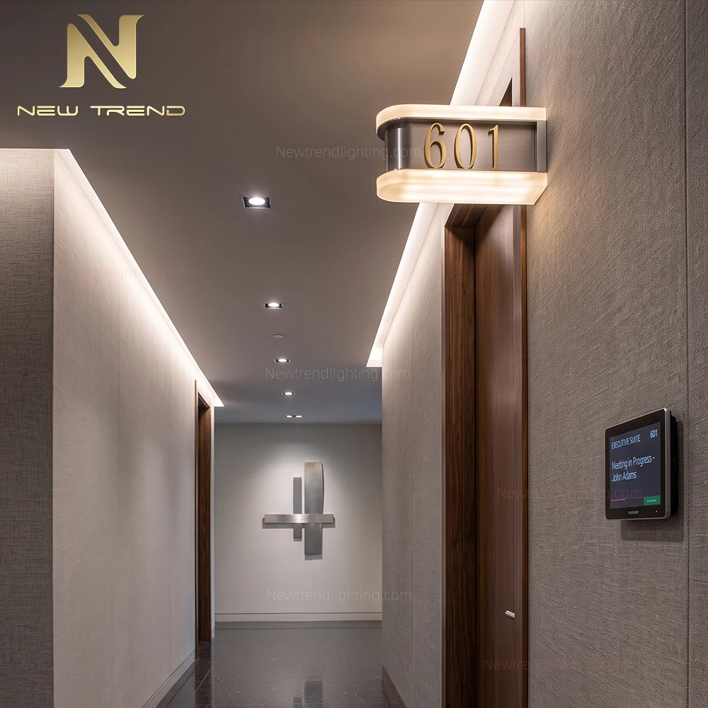 CPL-507 Bespoke LED Wall Sconce – Commercial Accent Lighting for Hotel Corridor & Guest Room Entry