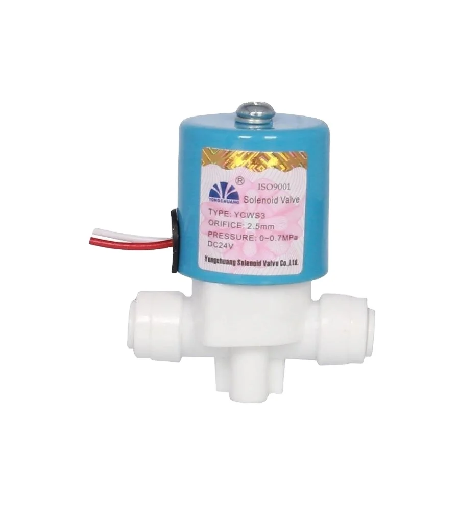 Yongchuang Brand YCWS3 Series Ro System Cheap Plastic Solenoid Valve for  Foucet Application