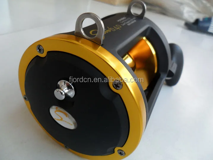 FJORD HAIBO 4.3:1 5+1 Stainless Steel Bearing Deep Sea Trolling Drum Fishing Reel Made with Plastic and Carbon Material
