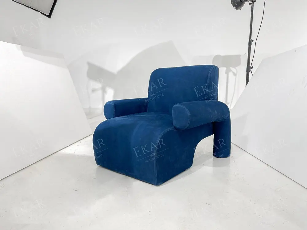 Wooden Frame Lounge Chair with High-Density Ultra Firm Foam supplier