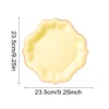 Yellow:9 inch plates*10pcs