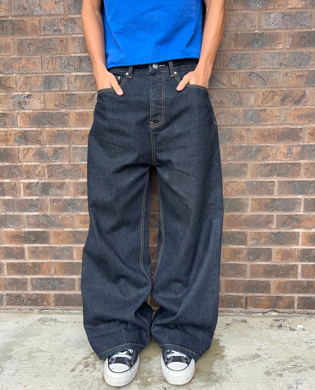 パンツ Baggy Selvedge Jean Regen Glanz ジーンズ selvedge baggy denim pants/セルビッチ