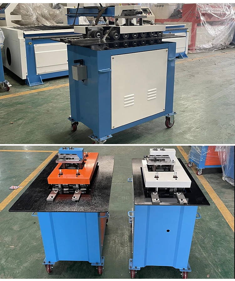 HVAC Duct Lock Forming Machine Multifunctional Sheet Metal Lock Former ...