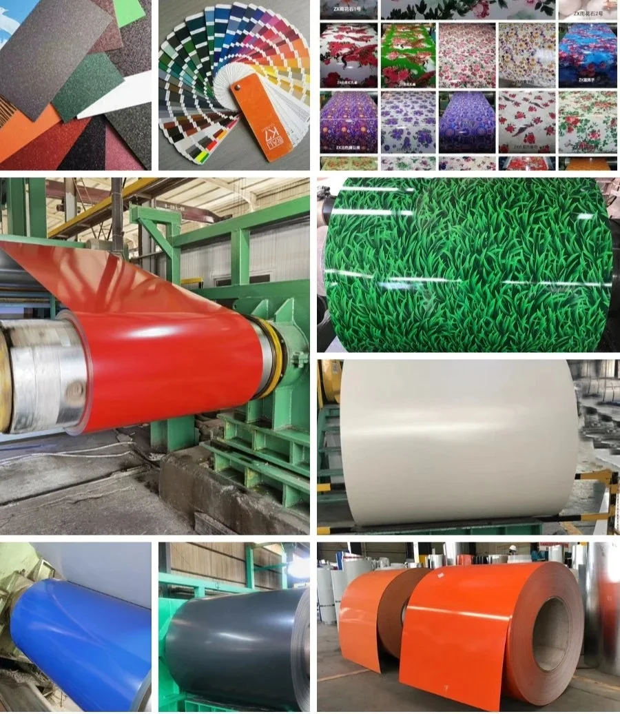 hot-sell Color Coated PPGI Steel Coil metal sheet for roofing sheet and iron tile wholesale factory supply