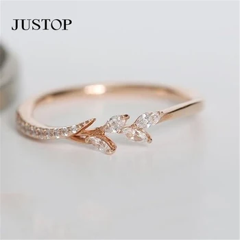 Accessories 2022 Fashion Flower Ring For Women Girls Rose Gold Silver Color Zircon Wedding Bands Ring Party Jewelry Gift