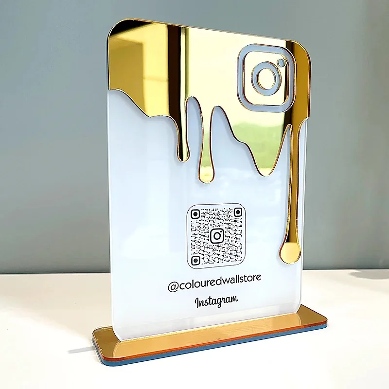 Free Design Social Media Marketing Tools and QR Code Display Stand - Your Retail Store's Secret Weapon