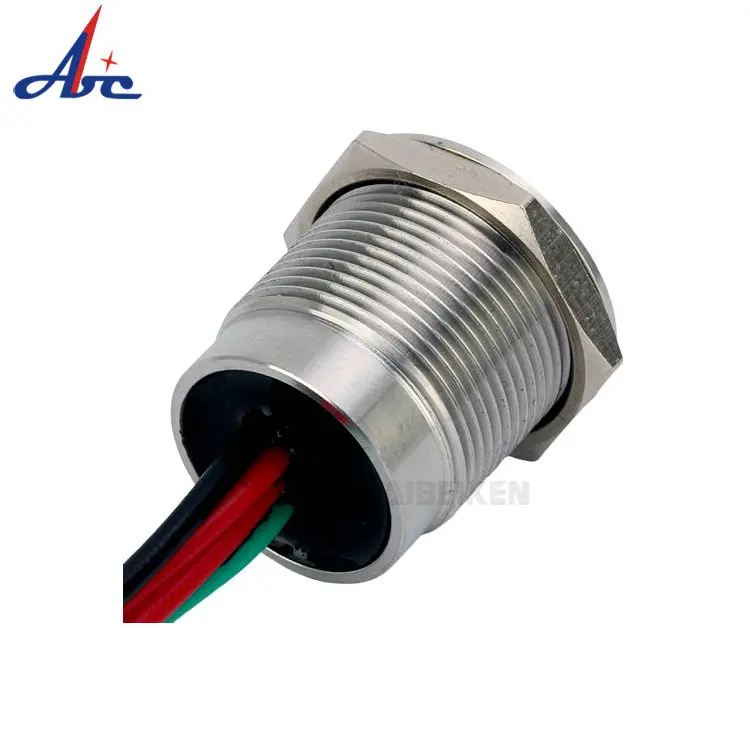 19mm 12V Round Metal Toggle Switch Waterproof Pushbutton 19Mm