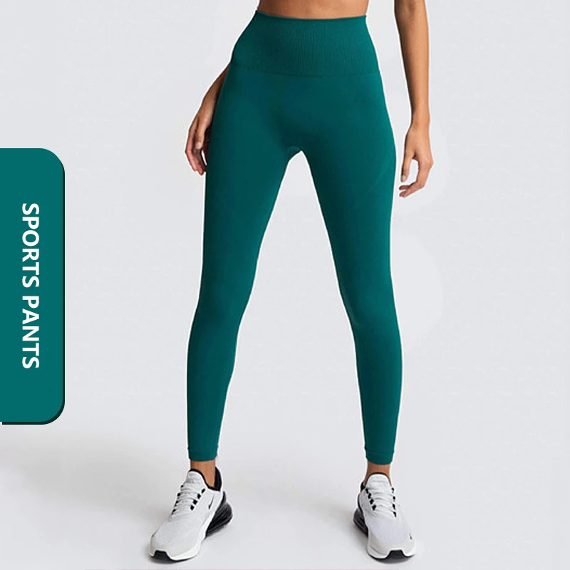 Custom Logo Butt Lift High Elastic Women Sexy Seamless Yoga Leggings