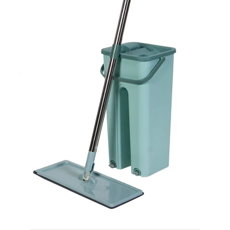 Новый дизайн ручная швабра и приспособление для мытья дома без необходимости Волшебная плоская с набором ведра