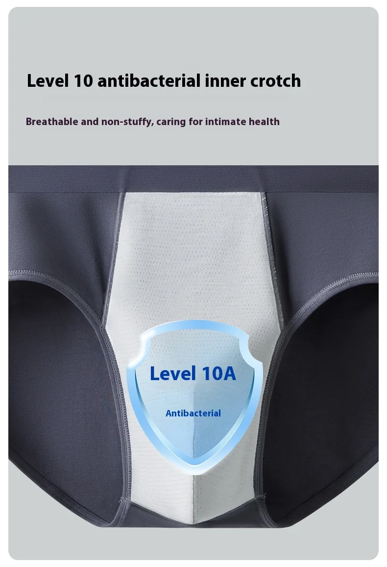 New Arrival Men's Underwear Breathable  Antibacterial Cotton Men's Briefs Cotton Men's Underpants Custom OEM Supplier