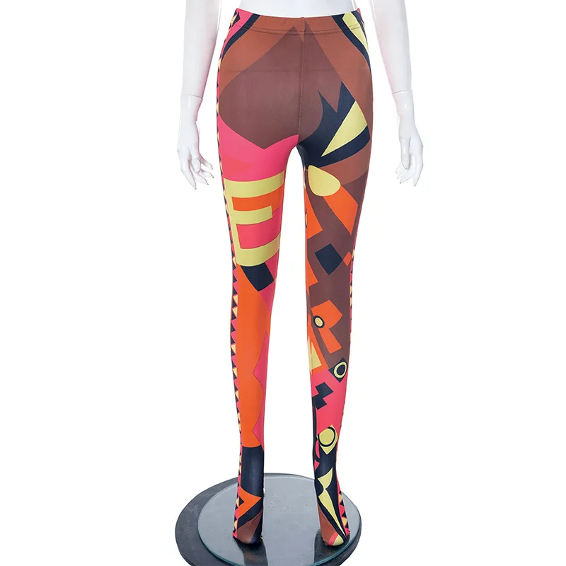 Женские леггинсы с высокой талией и