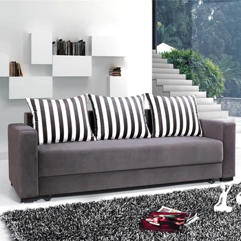 popular fabric night and day sofa beds with storage and pull out bed