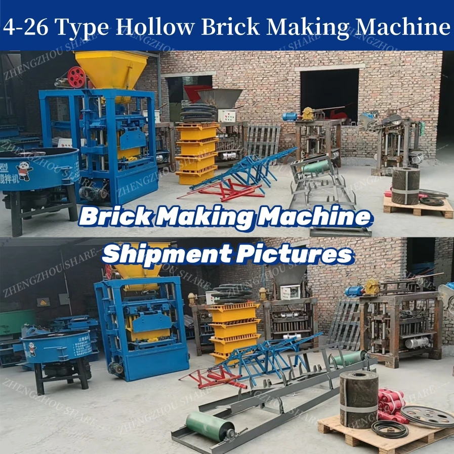 High Quality 4-26 Block Making Machine Hydraulic Cement Solid Hollow Brick Making Machinery
