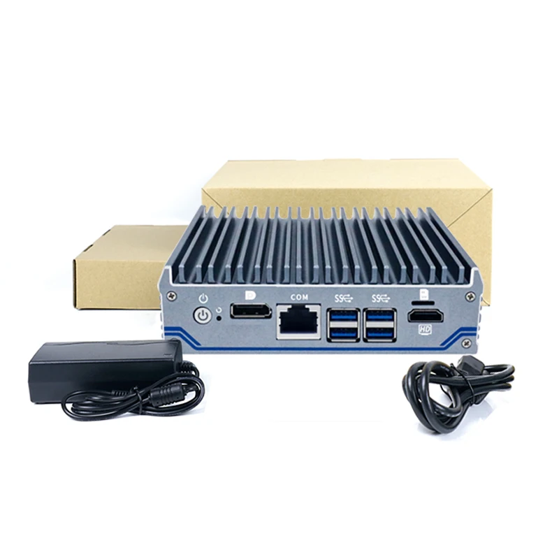 J1425 Quad Core Mini Computer Pfsense Fanless Barebone Industrial Firewall Mini Pc