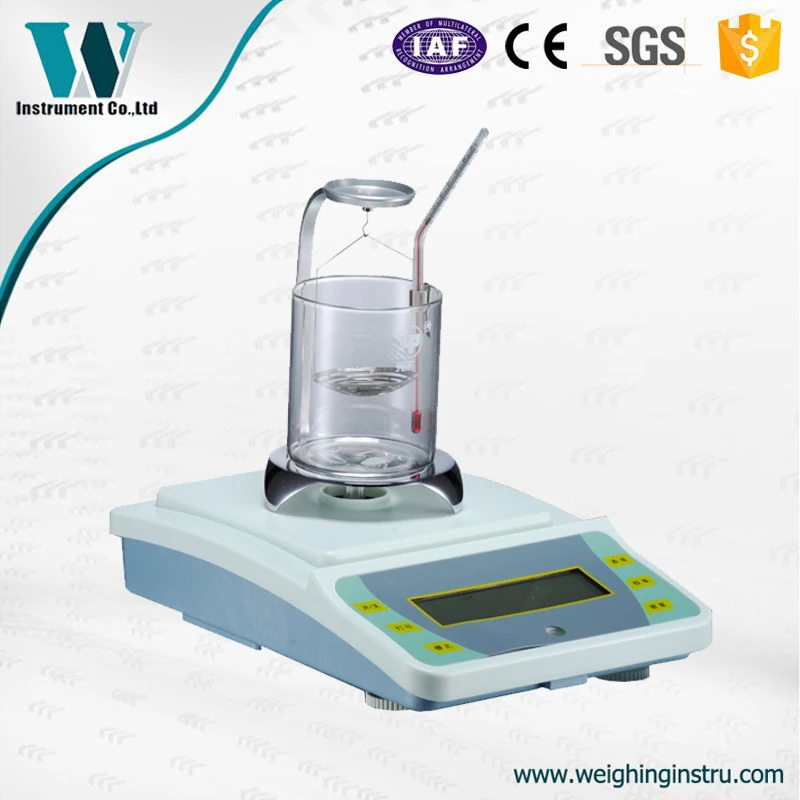 Electronic Hydrostatic Weighing Scale for Density Measurement