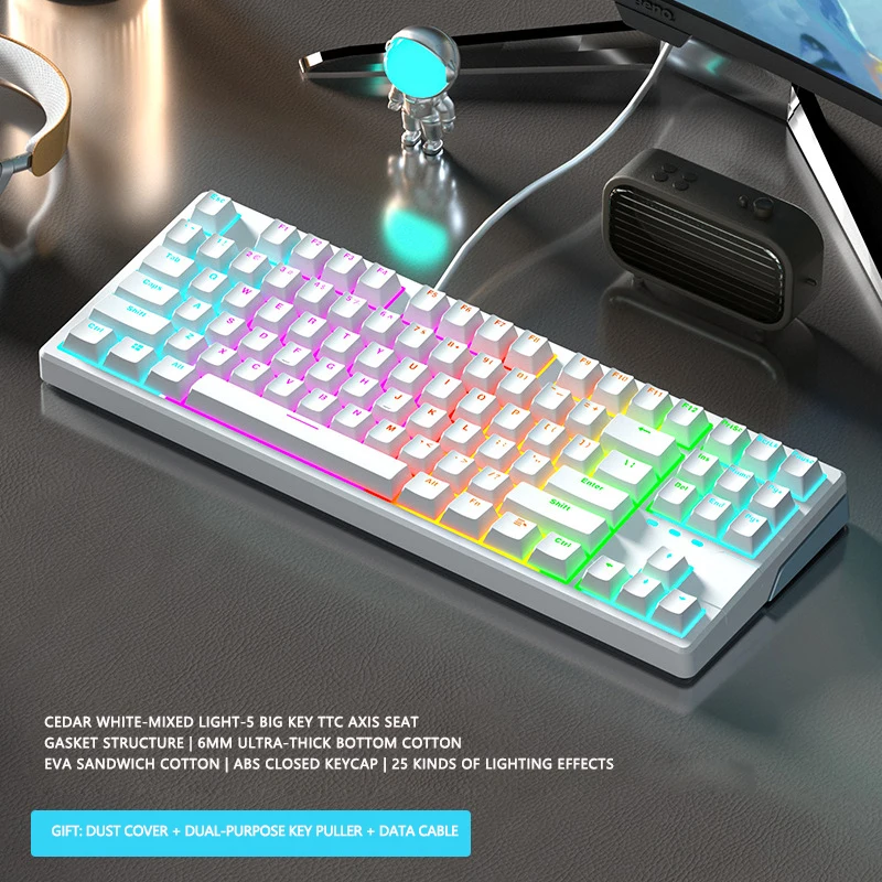 XINMENG X87 Customizable Mechanical Gaming Keyboard - RGB Lighting