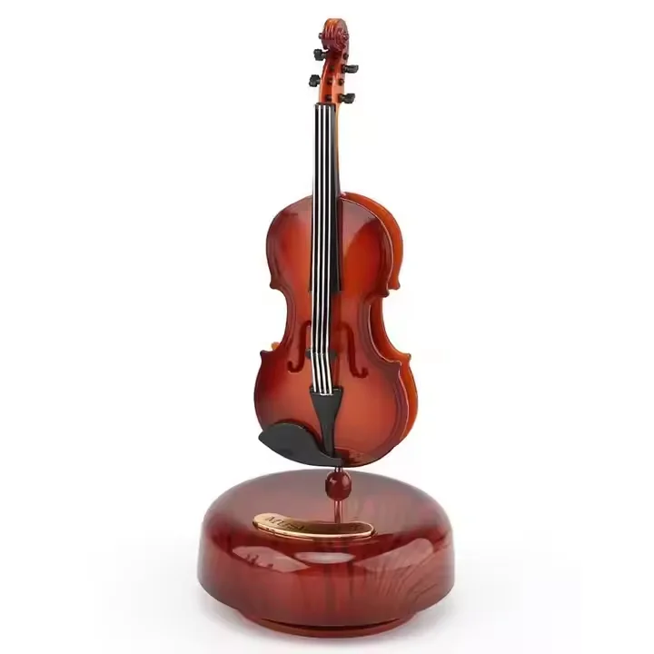 Wholesale Plastic Violin Decoration Music Box Toy Violin for Kids