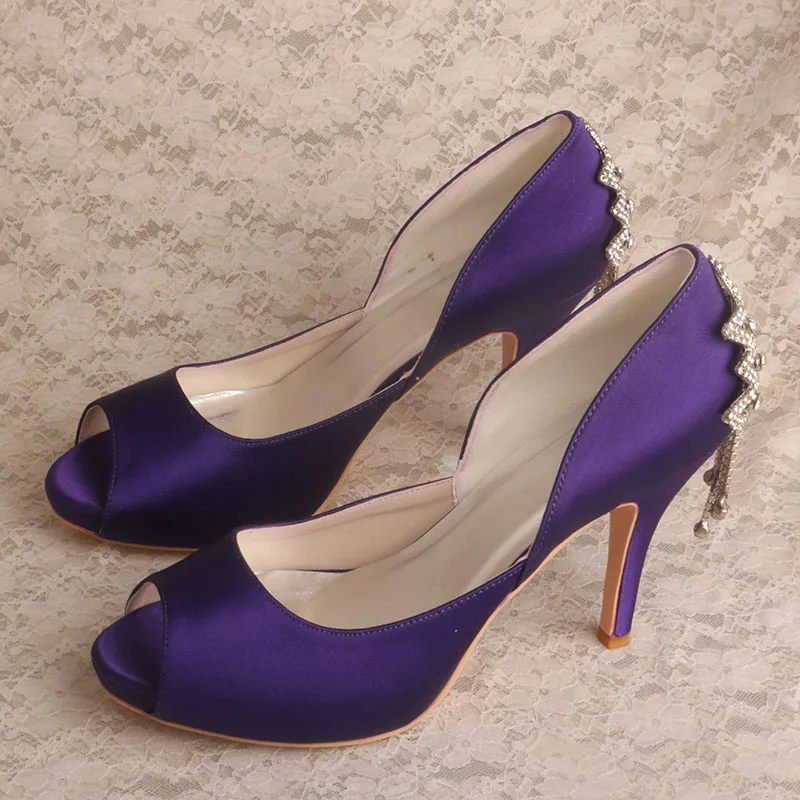 deep purple shoes for wedding