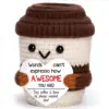 wool doll coffee cup