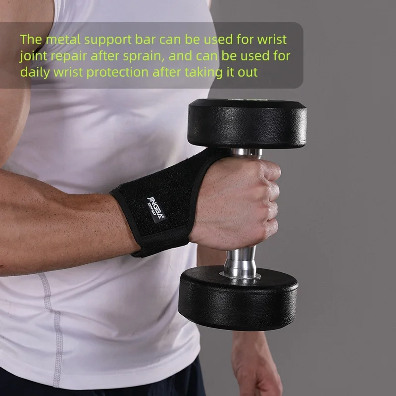 JINGBA 2023 New Arrival Removable Thumb Brace Wrist Brace Splint for Men Women Wrist Thumb Stabilizer Sprains Workout