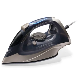 AOJA Multi-Function Vertical Steam Iron with Variable Steam LED Light 2200W High Power Ceramic Soleplate & Anti-Calc Protection