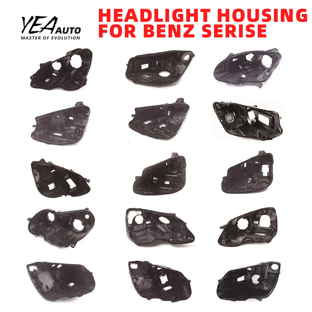 product car headlight glass lampshade cover lens for mercedes benz w203 w204 w205 w212 w213 w220 w222 w117 lens cover housing back base-37