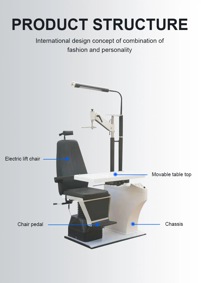 Rightway Brand High quality ophthalmic equipment TR-102A combined table ophthalmic unit
