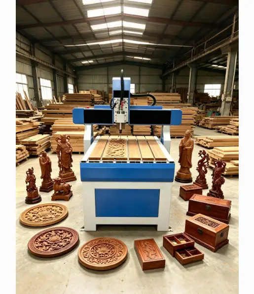 High Precision 6040 6090 CNC Router for 3D Wood Engraving