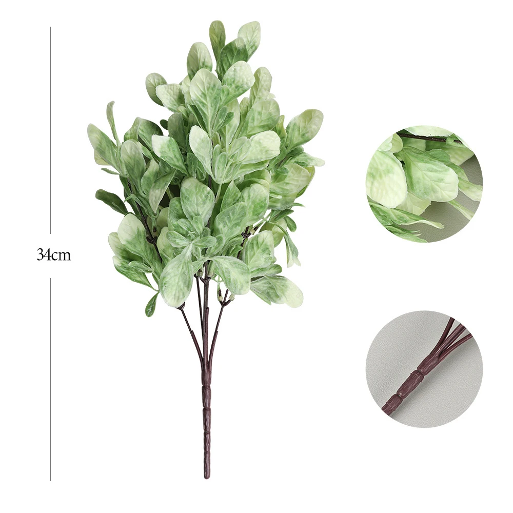 Artificial Greenery Stems Artificial Vegetable Branches Fake Green