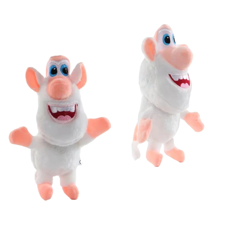 Russian Cartoon Booba Buba Little White Pig Cooper Plush Soft Toy Doll Soft New 