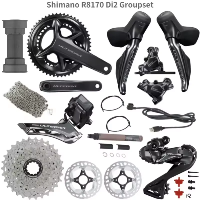 シマノ　ULTEGRA DI2 R8170 グループセット Shimano Ultegra R8170 Di2 Disc Groupset - 12 Speed