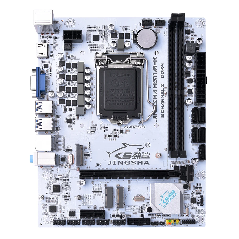 Jingsha Gaming H510 LGA 1200 soket dual channel motherboard motherboard  tersedia