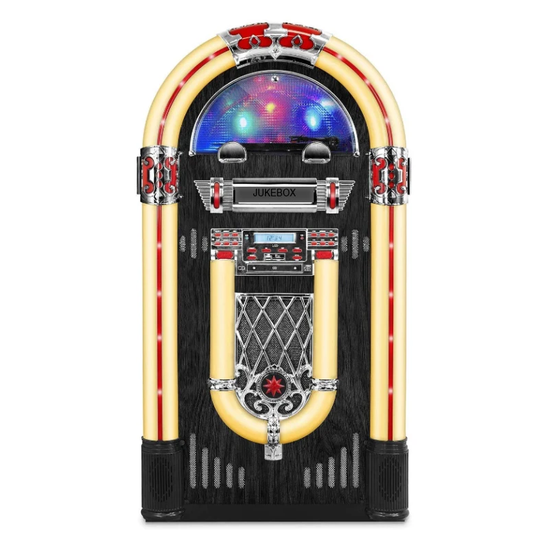 レトロ ビッグロコラス ジュークボックス Bluetooth内蔵 LPレコード