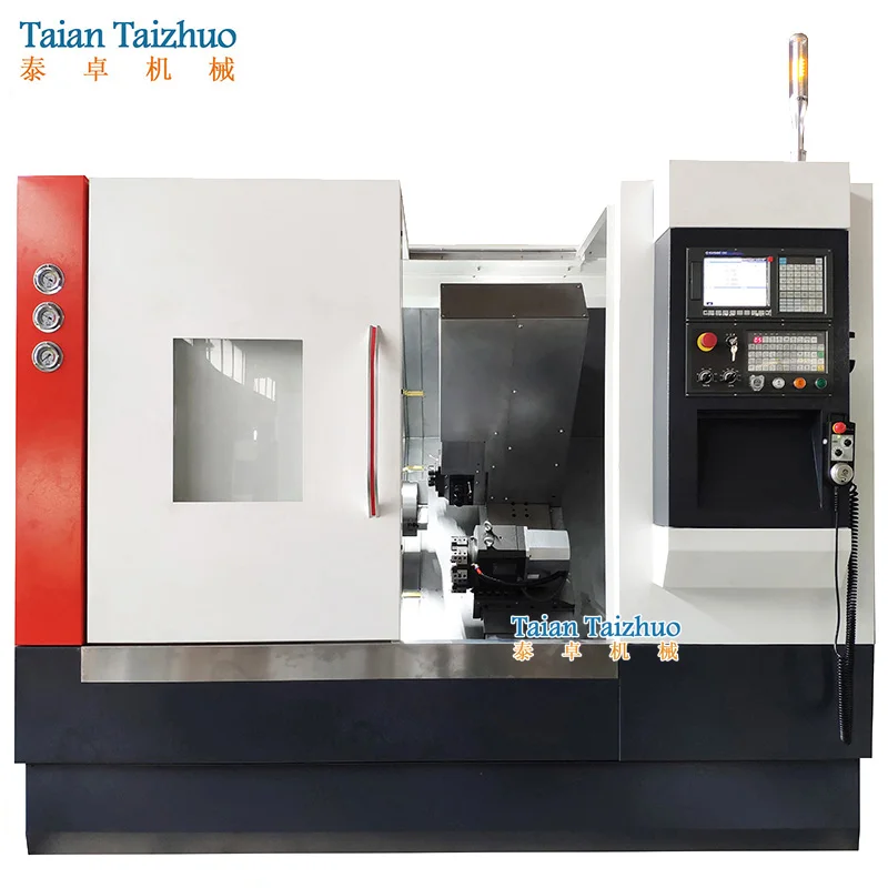 TCK40 4 Axis CNC Lathe Slant Bed CNC Turning Center