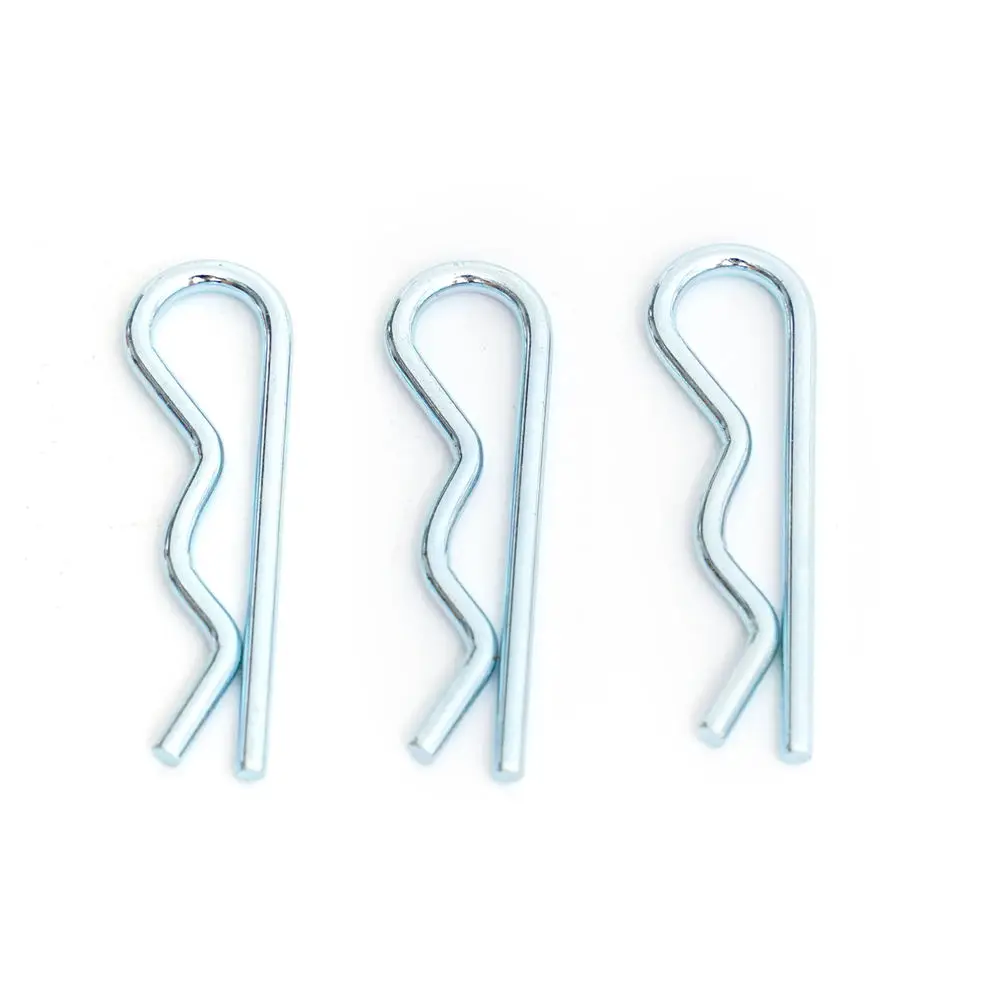 R Spring Clips Retaining Wire Hair Pins for Trailer Tractors Mower Carts Truck