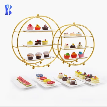 OKEY Buffet catering equipment  fruit risers food display buffet stands for party