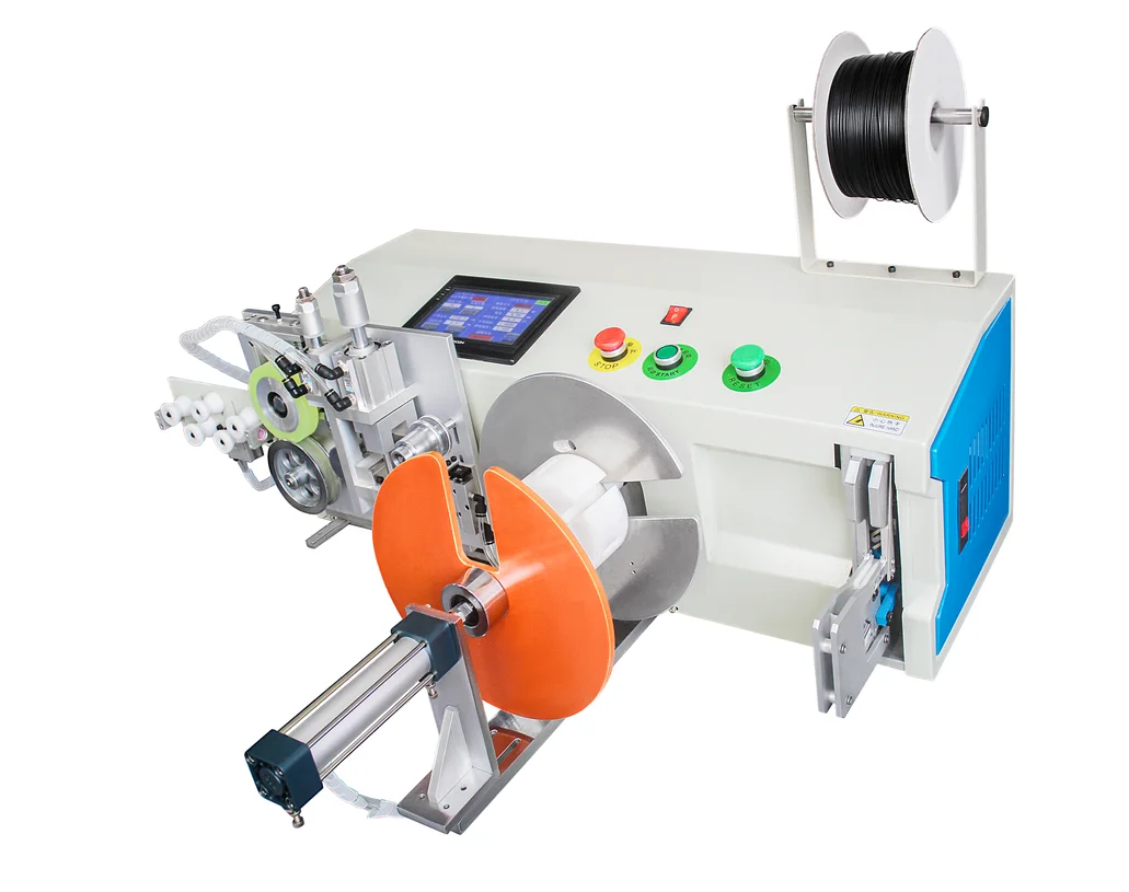 Multi-function Cable Cutting Coiling and Bundling Machine With Precision Length Measurement System