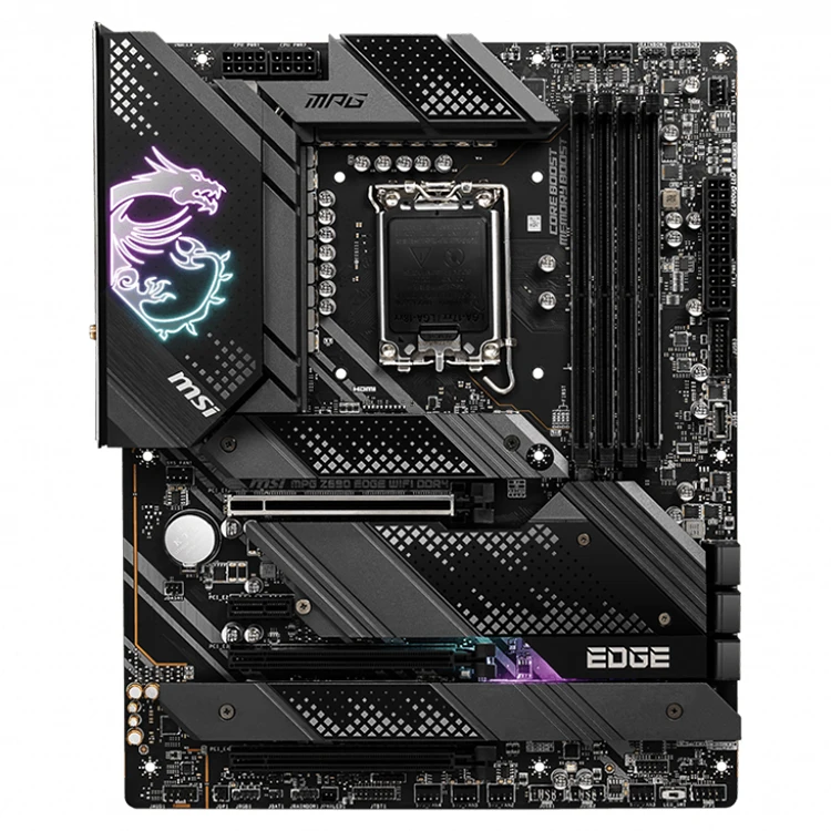 MSI MPG Z690 EDGE WIFI DDR4 Gaming Motherboard, LGA 1700 Socket