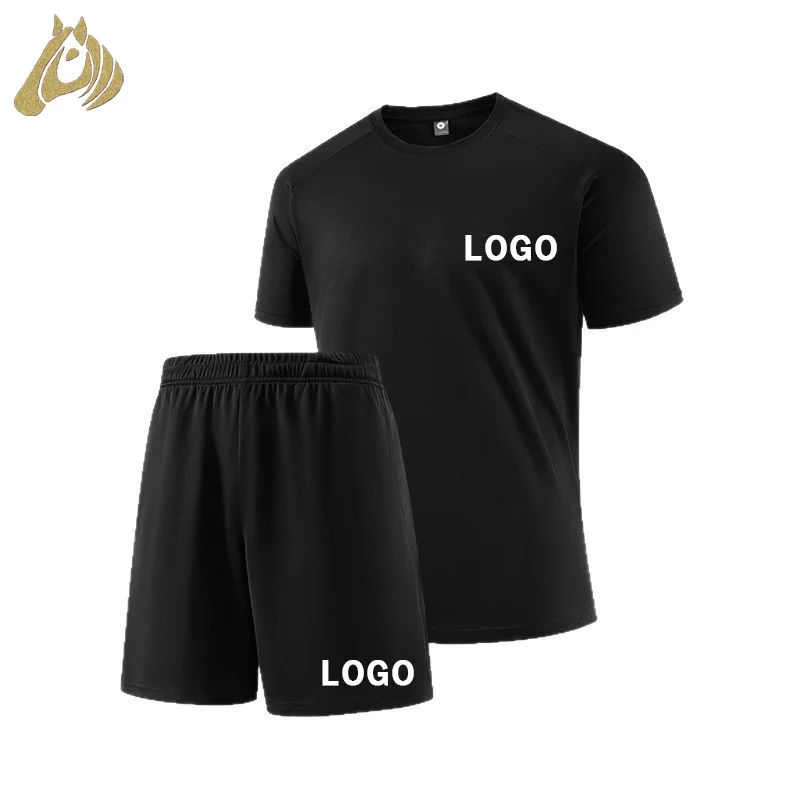 Good Quality Quick-drying Short-sleeved Sports T-shirts Running Breathable Polyester Spo