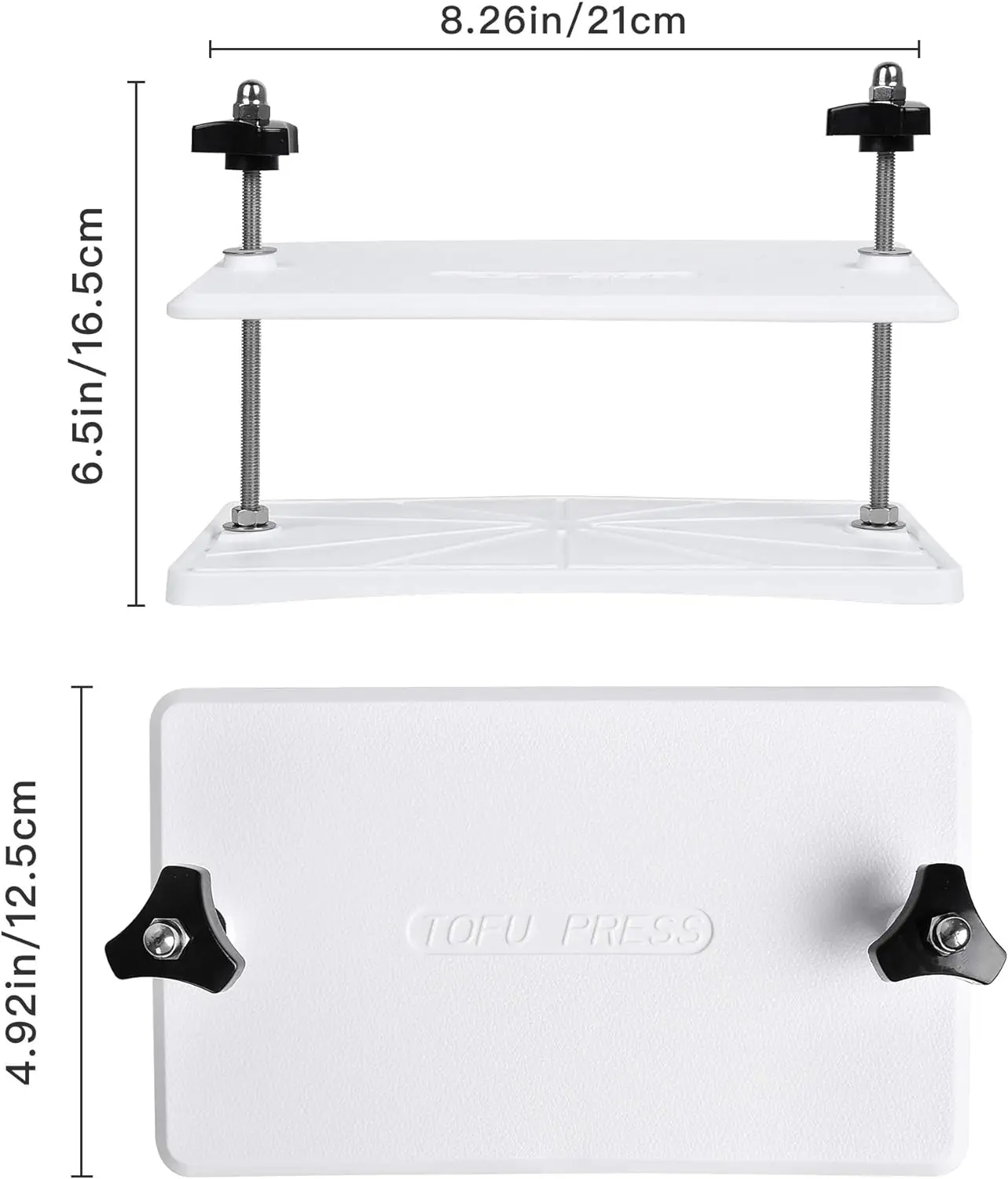 Пресс для тофу-легко удаляет воду из тофу лучшего вкуса изогнутые пластины премиум-класса легкого прессования