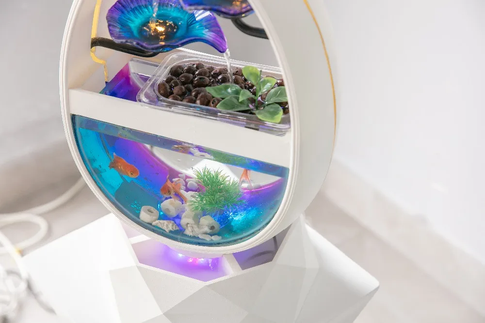 デスクトップ装飾ガラス水槽楕円形の幾何学的な装飾| Alibaba.com