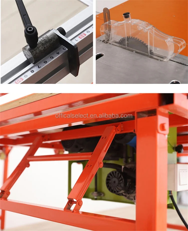 dust-free for woodworking cutting board sliding table saw portable stainless steel sliding table saw