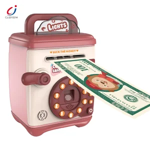 Chengji Multifunction Electronic Piggy Bank Atm Money Saving Box Funny Safety Children Bank Money Boxes with Password