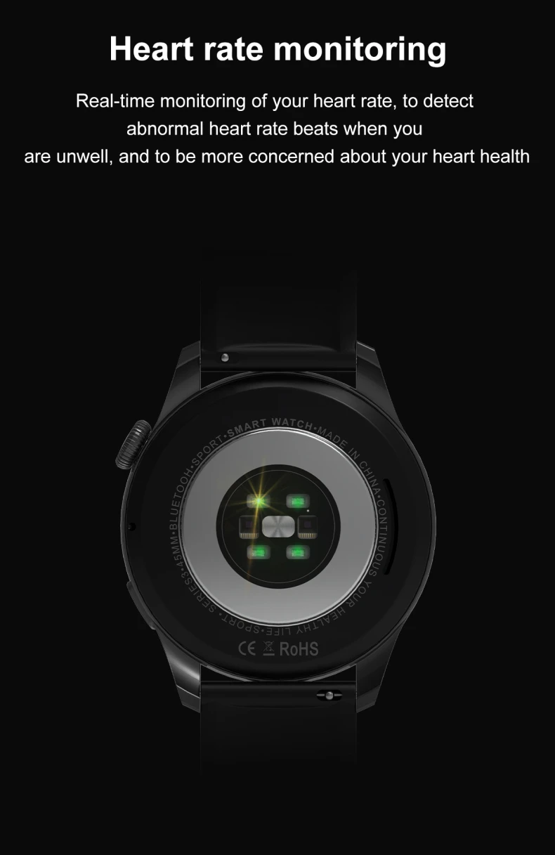 DT3 Smartwatch BT Call Wireless Charging Smart Watch Round Rotary Button ECG Heart Rate Health Tracker Sport Wristband (15).jpg