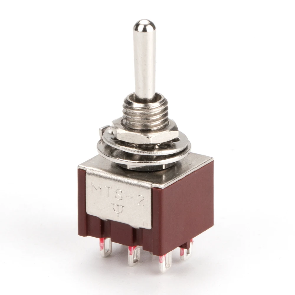 CHANCS DPDT Toggle Switch – 15A 250V AC, 3-Position On-Off-On, 6-Pin Heavy Duty For Motor Direction Control