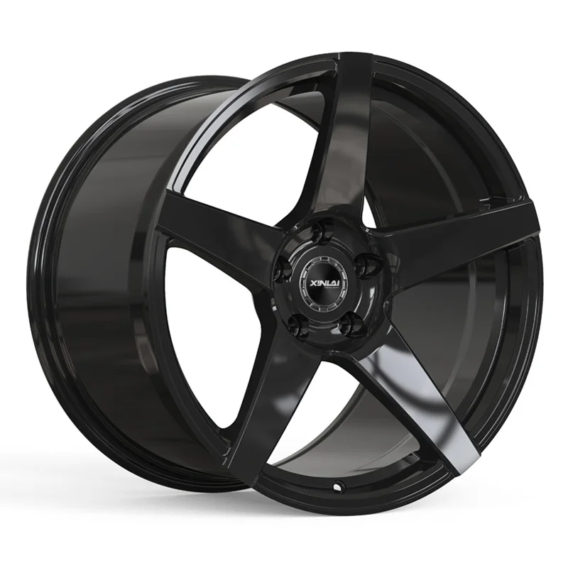 XINLAI Deep Concave 5 Spokes Custom Forged Monoblock Wheels Car Alloy Rim for bmw audi Mercedes benz jeep Suv 1 Piece Wheels - Image 3